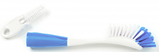 Nuvita Súprava na čistenie detských fliaš 2v1 Blue